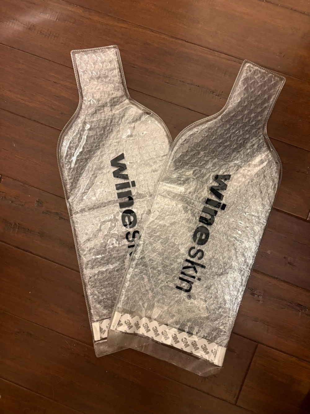 Wineskin Insulated Wine Bottle Protectors - a set of 2 brand new /unused